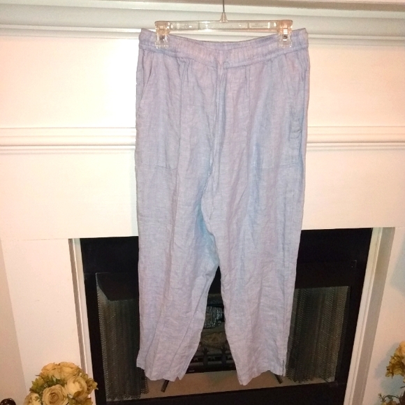Andrea Jovine Brand Soft Blue Linen 